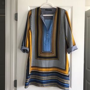 Tunic Dress with Ethnic print